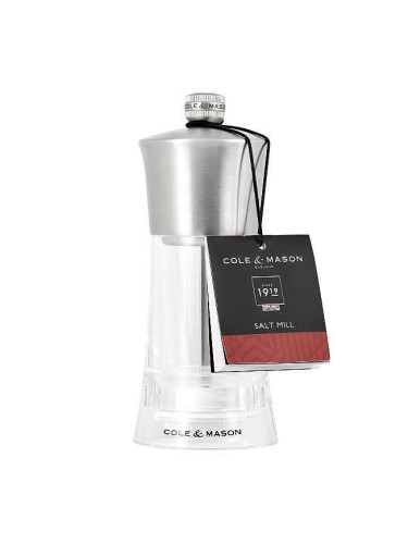 Акрилна мелничка за сол COLE & MASON BROMLEY - 15 см