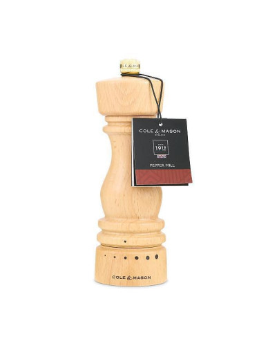 Мелничка за пипер COLE & MASON LONDON Precision - 18 см - цвят натурален