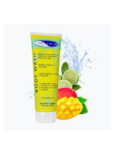TRISWIM гел за отстраняване на хлор от тялото lime zen/mango