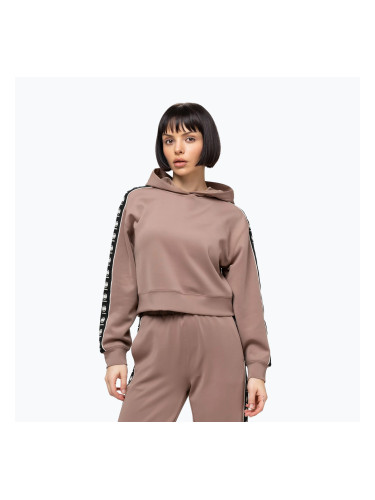 Дамски суитшърт Pitbull Verona Hooded Oversize chocolate mousse