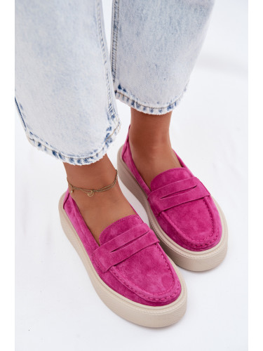 Мокасини на платформа Vinceza Fuchsia