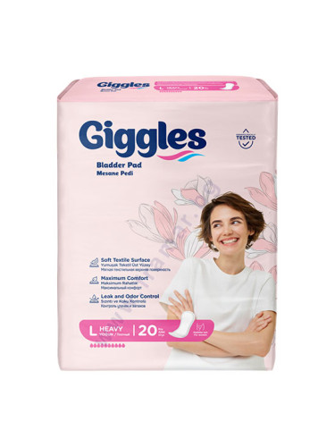 УРОЛОГИЧНИ ПОДЛОЖКИ ЗА ЖЕНИ ГИГЪЛС L * 20