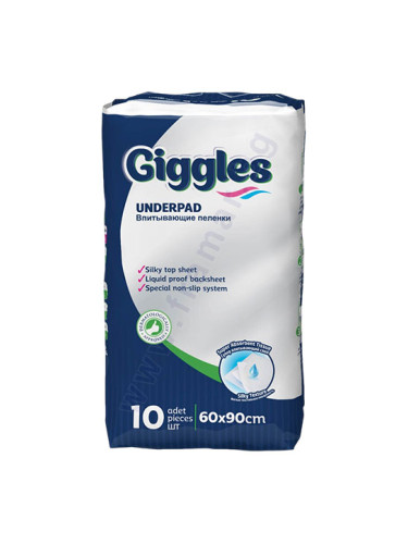 ЕДНОКРАТНИ ЧАРШАФИ ГИГЪЛС 60/90 * 10