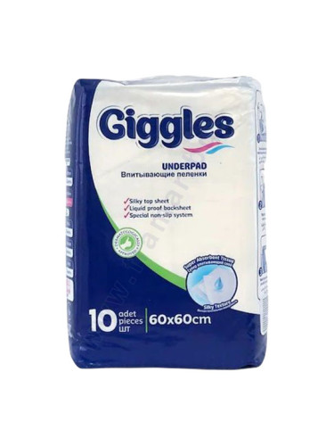 ЕДНОКРАТНИ ЧАРШАФИ ГИГЪЛС 60/60 * 10