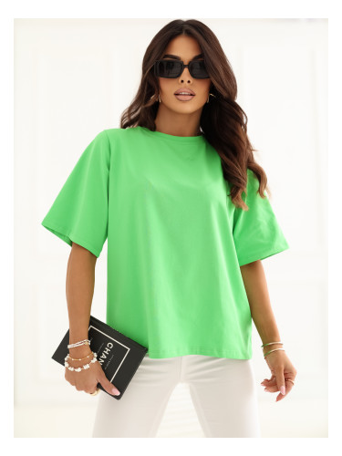 Зелена тениска с голям размер