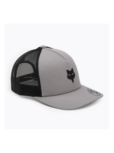 Fox Racing Fox Head Trucker стоманено сива бейзболна шапка