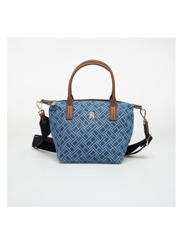 Tommy Hilfiger Popette Mini Tote Denim Flag Dark Blue Indigo Universal