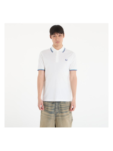 Тениска FRED PERRY Twin Tipped Fred Perry Shirt Snwh/ Depmn/ Sohec XL