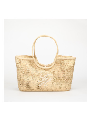 Tommy Hilfiger Elevated Summer Tote Raffia Beige Universal