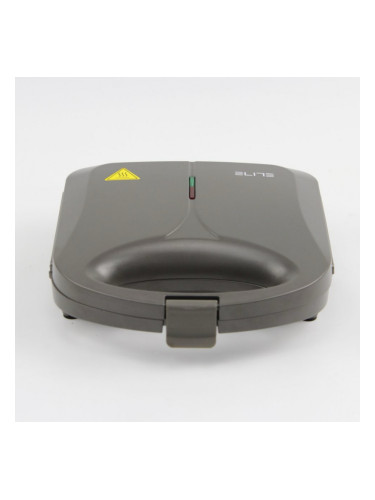 Гофретник ELITE EWM-0164, 700W, 6 нива, Стоп, Равномерно препичане, Неръждаема стомана, Сив/инокс
