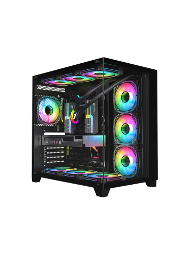 1stPlayer кутия Case ATX - MEGAVIEW MV8 Black