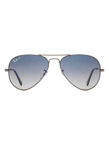 Ray-Ban Aviator Large Metal RB3025 004/78 - pilot слънчеви очила, мъжки, сиви, поляризирани