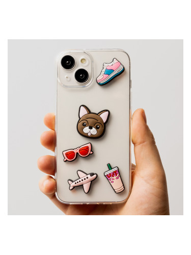 3D стикери Pink, комплект от 5 броя