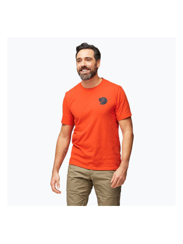 Мъжка тениска Fjällräven Walk With Nature flame orange