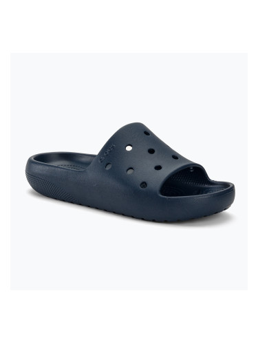Джапанки Crocs Classic Slide V2 в тъмносин цвят