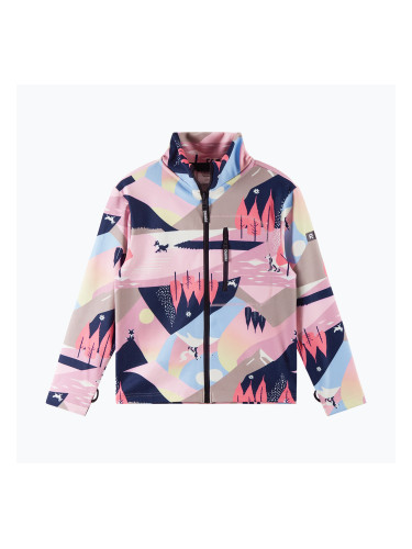 Детски суитшърт от полар Reima Iisisti grey pink