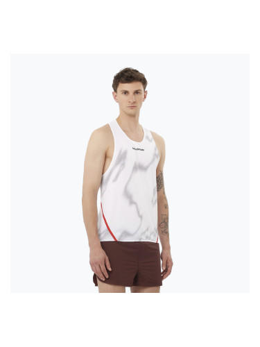 Мъжки потник за бягане Salomon S/Lab Speed Singlet white / andorra