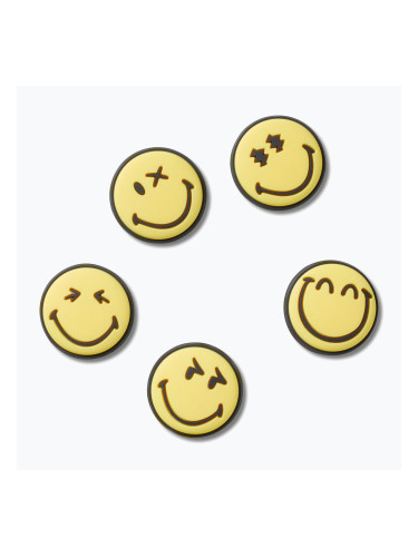 Щипки Crocs Jibbitz™ Smileyworld 5 бр.