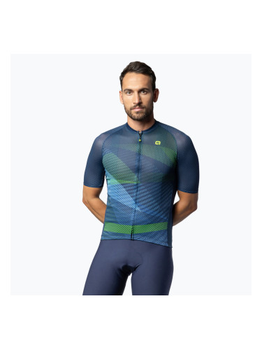 Мъжко колоездачно трико Alé Connect синьо