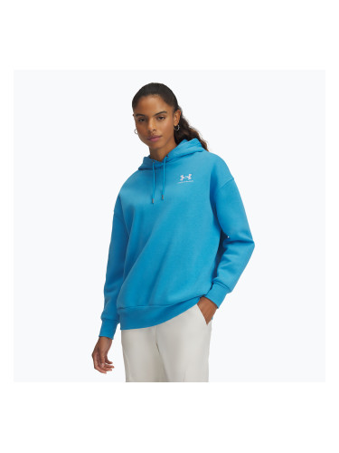 Under Armour Icon Fleece Hoodie ether blue/white - дамски