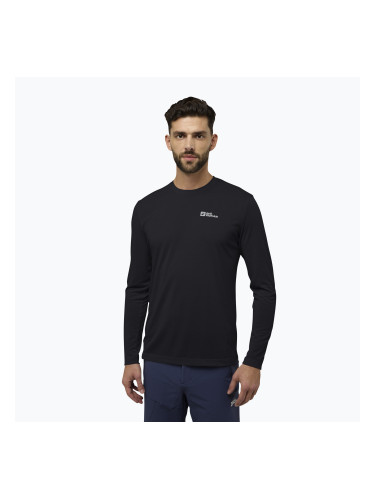 Мъжка блуза с дълъг ръкав Jack Wolfskin Vonnan black