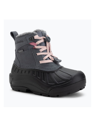 Детски зимни ботуши Columbia Youth Powderbug Alpine graphite/pink haze