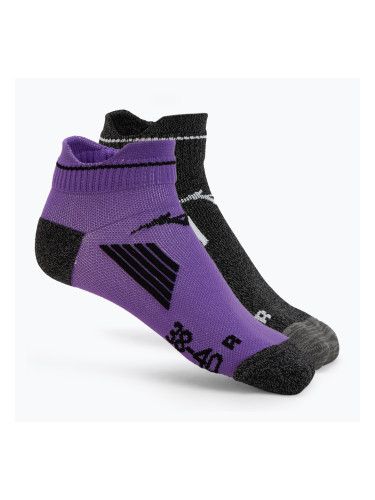 Mizuno Active Training Mid чорапи 2 чифта пайети лилаво