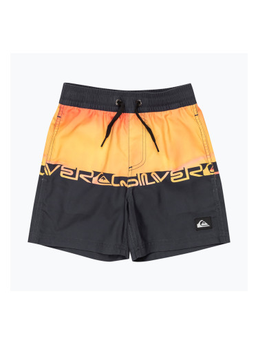 Детски къси панталони за плуване Quiksilver Everyday Straight Volley 12", цвят огнен корал