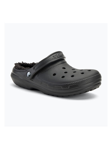 Джапанки Crocs Classic Lined Clog black/black
