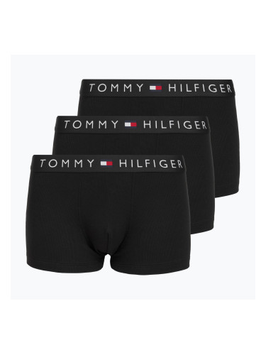 Боксерки Tommy Hilfiger Rib Trunk 3 чифта black/black/black