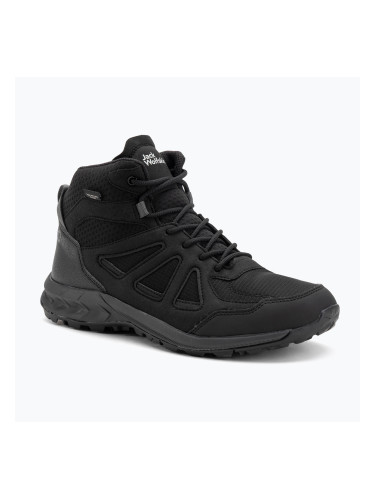 Мъжки обувки за трекинг Jack Wolfskin Woodland 2 Texapore Mid black