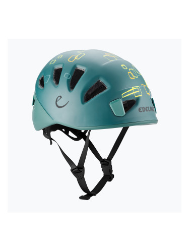 Детска каска за катерене EDELRID Shield II нефрит/петрол
