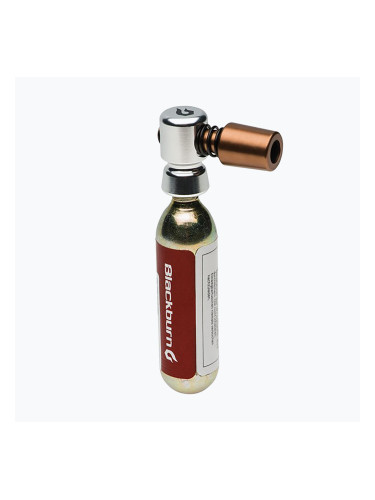 Велосипедна помпа Blackburn Wayside CO2 + 1 патрон 16 г silver