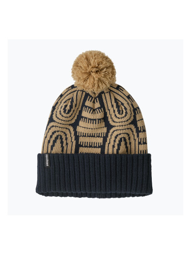 Зимна шапка Patagonia Powder Town flow: sunken blue