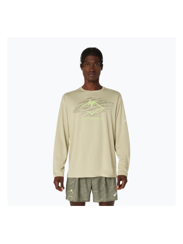 Мъжки ASICS Fujitrail Logo LS каки за бягане с дълъг ръкав