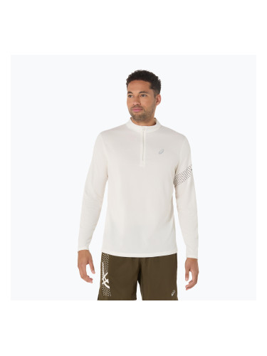 Мъжки ASICS Icon LS 1/2 Zip cream за бягане с дълъг ръкав