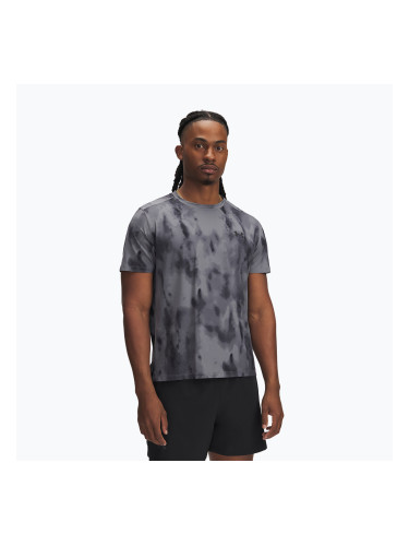 Мъжка тениска за бягане Under Armour Launch Elite Print titan gray/reflective
