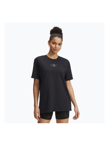 Under Armour Project Rock Campus дамска тениска черно/бяла глина/хипер зелено