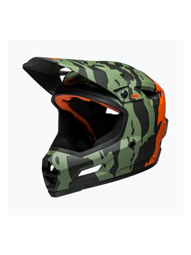 Велосипедна каска Bell Sanction 2 DLX Mips ravine matte dark green/orange