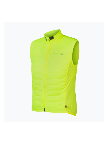 Мъжка велосипедна жилетка Endura Pro PrimaLoft hi-viz yellow