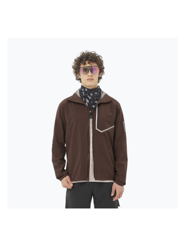 Мъжко яке за бягане Salomon Bonatti Trail cofee bean