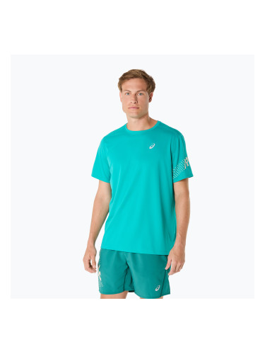 Мъжка тениска за бягане ASICS Icon SS Top wave teal