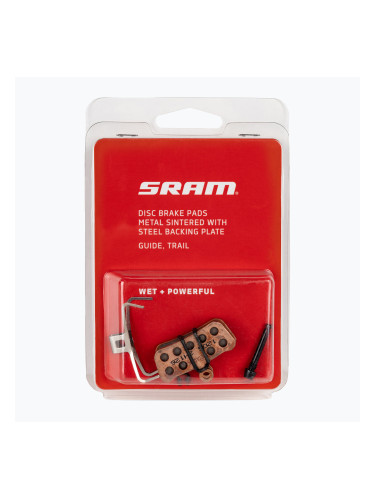 SRAM AM DB Спирачна накладка Sin/Stl Trl/Gd/G2 Pwr сива 00.5318.003.005
