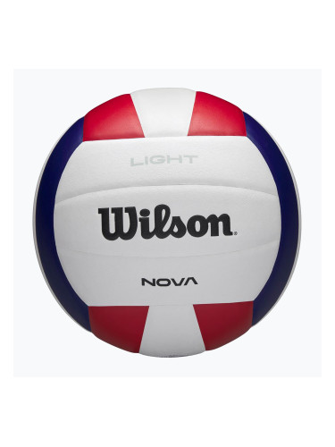 Волейболен Nova Light бяло/червено/нави размер 5