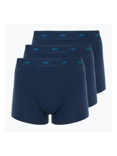 Мъжки боксерки CR7 Bamboo Trunk FSC 3 чифта тъмносини