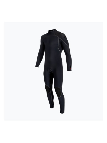 Мъжки неопренов костюм за плуване O'Neill Hyperfreak Fire 4/3+ Back Zip Full  black/black