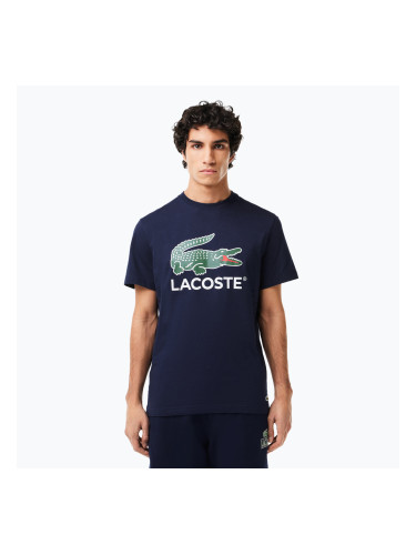 Мъжка тениска Lacoste TH1285 navy blue