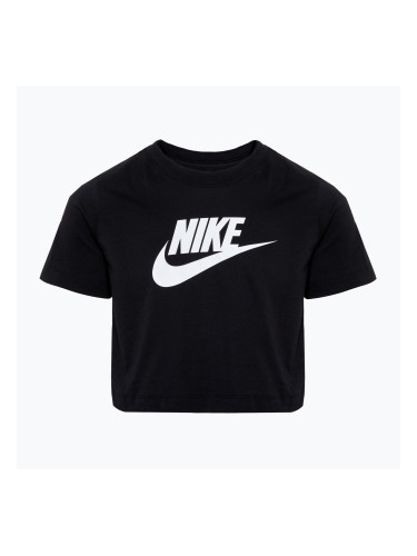 Детска тениска Nike Sportswear Cropped black
