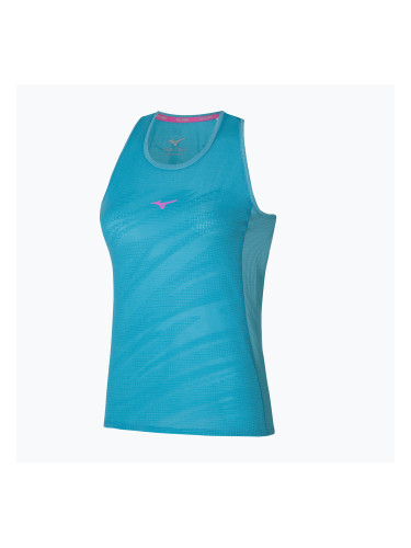 Дамски потник за бягане Mizuno Aero Tank maui blue