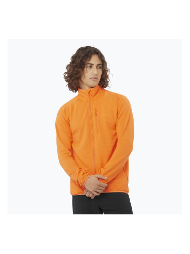 Мъжки потник Salomon Lightwarm Full Zip turmeric trekking